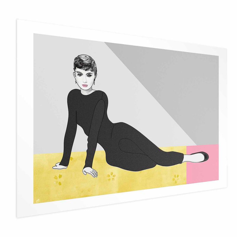 Plakat Artgeist Piękna Audrey 90x60 cm bez ramy 1 szt