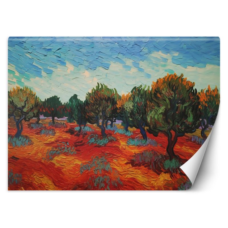 Fototapeta Feeby Drzewa oliwne - V. van Gogh 150x105 1 szt