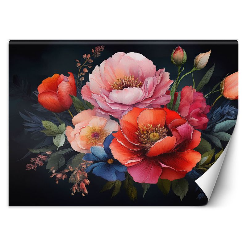 Fototapeta Feeby Kolorowe kwiaty Rośliny 100x70 1 szt