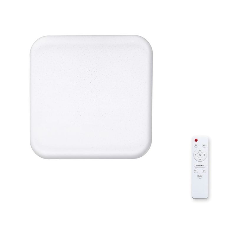 Plafon Milagro Palermo przezroczysto-biały LED 40W 3000K-6000K 2400lm IP20 wym: 5 x 33 x 33 cm metal - 1 szt.