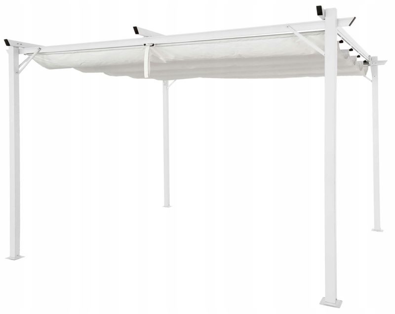 Pergola Tarasowa Hardmaister Na Taras Sprint 4x3 3x4 Metalowa Biała Ogrodowa 1 szt