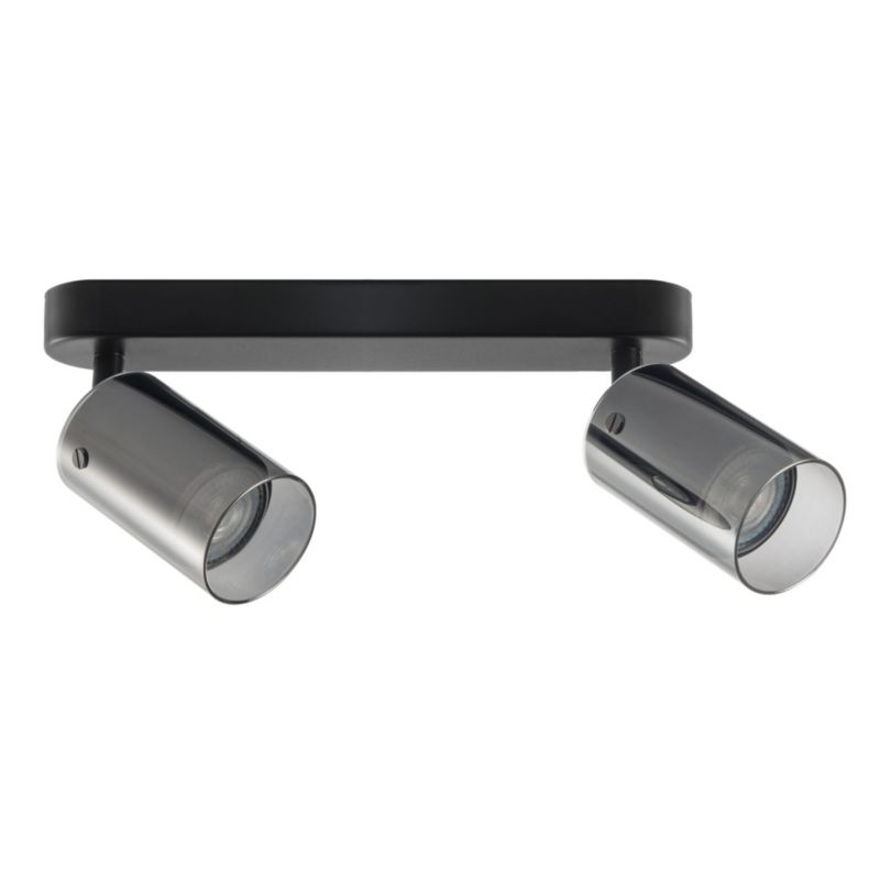 Oprawa Sanico Goldlux SMOKY 2xGU10 listwa ścienno-sufitowa czarna IP20 - 1 szt.