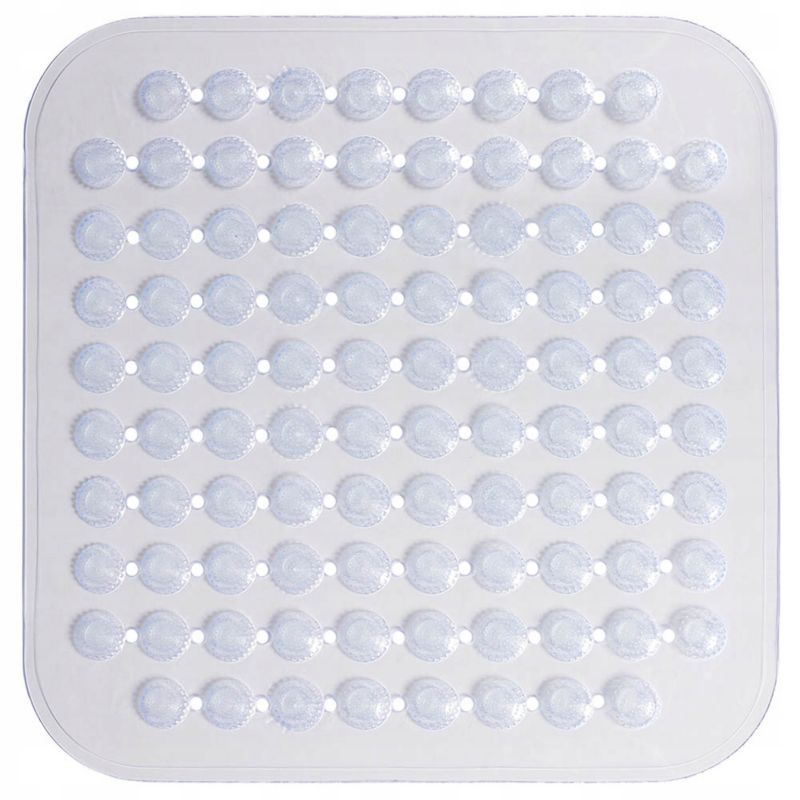 Mata prysznicowa Rodeno 43,5x43,5 transparentna antypoślizgowa 1 szt.