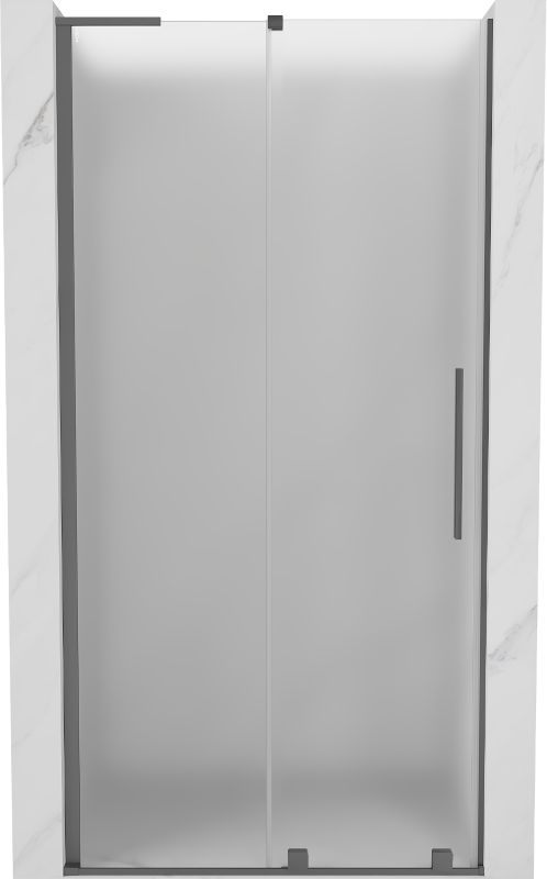 Drzwi rozsuwane Mexen Velar szron gun metal 110 cm 1 szt.