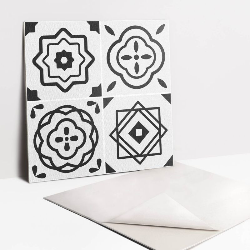 Kafelki samoprzylepne Tulup 30x30 cm Eleganckie kształty 9 szt.