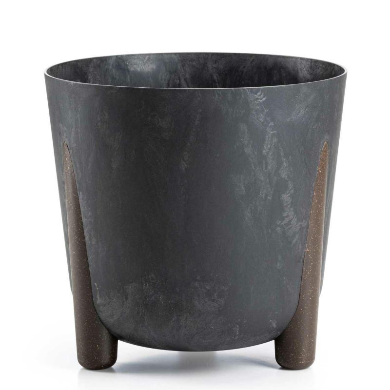 Donica HowHomely Tworzywo Czarna 30x29 cm