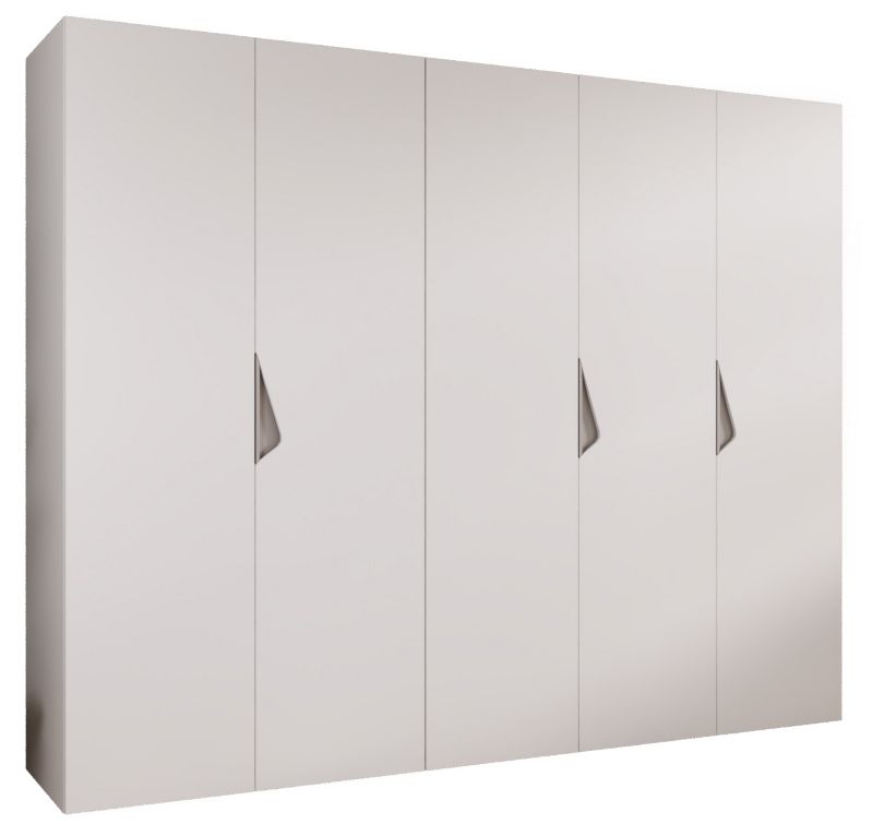 Szafa uchylna otwierana Abiks SANDI 1 250 wys 202 cm Biały + Kaszmir 1 szt