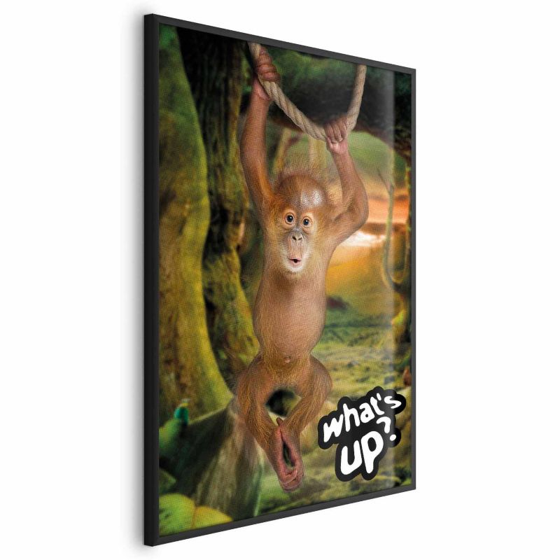 Plakat Artgeist What's Up 60x90 cm z ramą czarną bez marginesu 1 szt