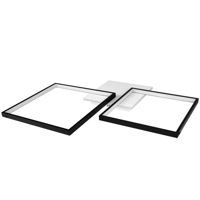 Żyrandol LED XUDO 45W 69x52cm CCT 3000-6000K regulowana barwa z pilotem czarny 1 szt.