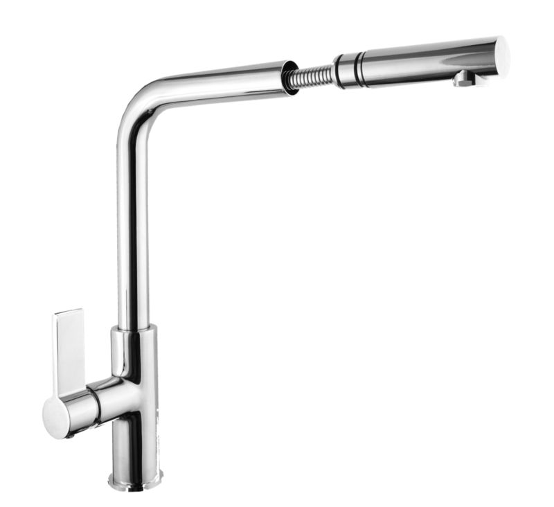 Bateria Kuchenna Z Wyciąganą Wylewką Granitan Linea Chrom 1 szt.