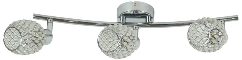 Lampa sufitowa Candellux Clear transparentna-chromowana wym: 19 x 62 x 8 cm 3xG9 x 40W 1 szt.