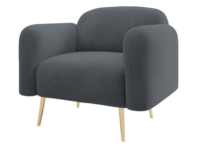 Fotel MIRJAN 24 Nami 1 grafit 1 szt.