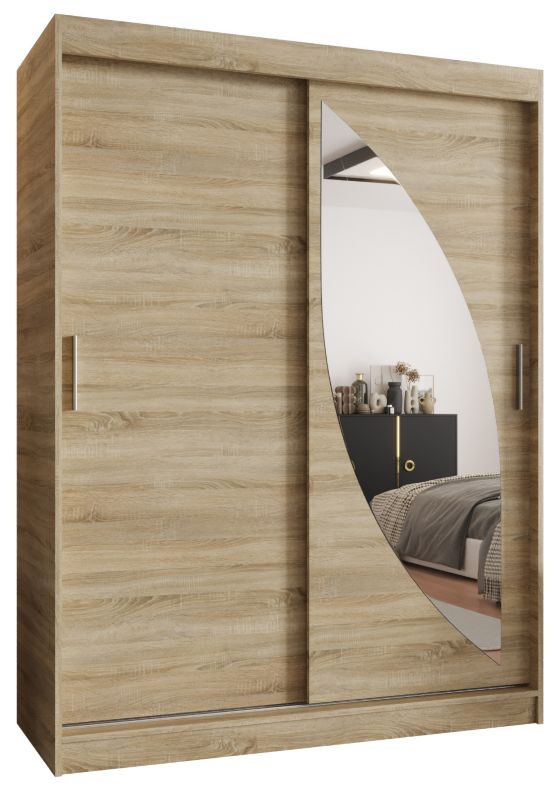 Szafa przesuwna Gardroba Abiks MILO 150 dąb sonoma 1 szt.