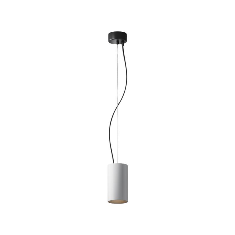 Lampa wisząca Maytoni Efir 0756 biało-czarna tuba wbudowany LED 15W 1 szt.