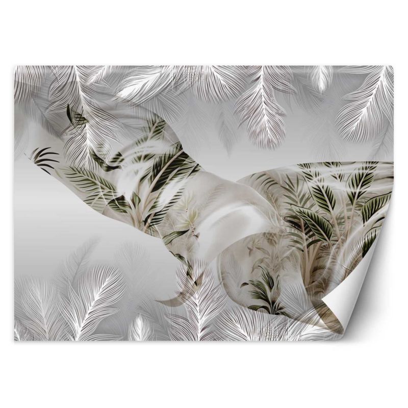 Fototapeta Feeby Liście palmy abstrakcja tropikalna 250x175 1 szt