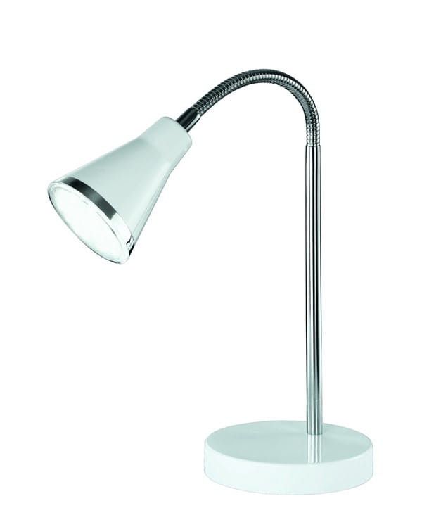 Lampka biurkowa RL Arras biała LED 3.8W 3000K 350lm IP20 wym: 38 x 11.5 x 11.5 cm tworzywo sztuczne - 1 szt.
