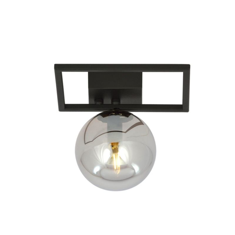 Lampa sufitowa Emibig Imago czarno-grafitowa wym: 21 x 20 cm 1xE14 x 10W 1 szt.