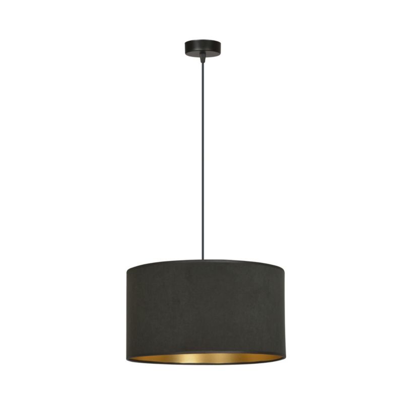 Lampa sufitowa Emibig Hilde czarno-złota wym: 100 x 35 x 35 cm 1xE27 x 15W 1 szt.
