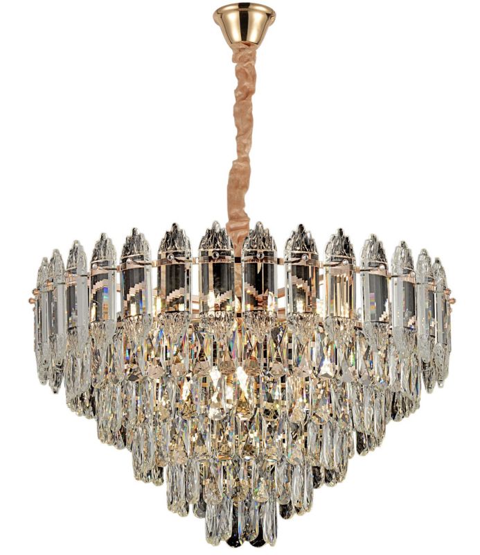 Lampa Sufitowa Wisząca Toolight G057-Cp 50Cm Złoty 1 Szt