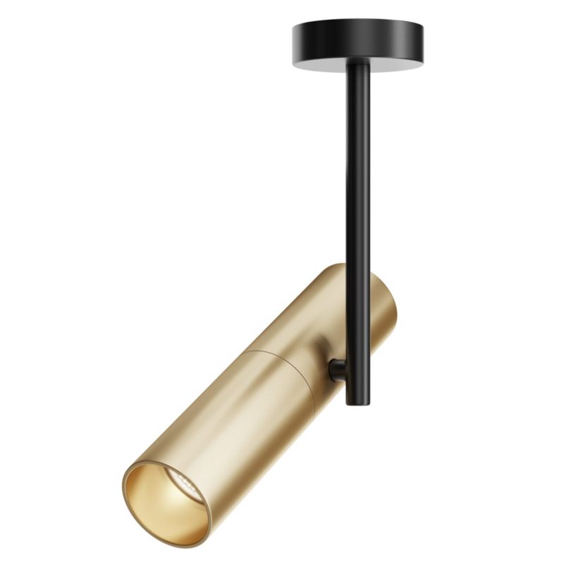 Lampa sufitowa Maytoni Elti czarna wym: 28 x 7 x 20 cm 1xGU10 x 50W aluminium 1 szt.