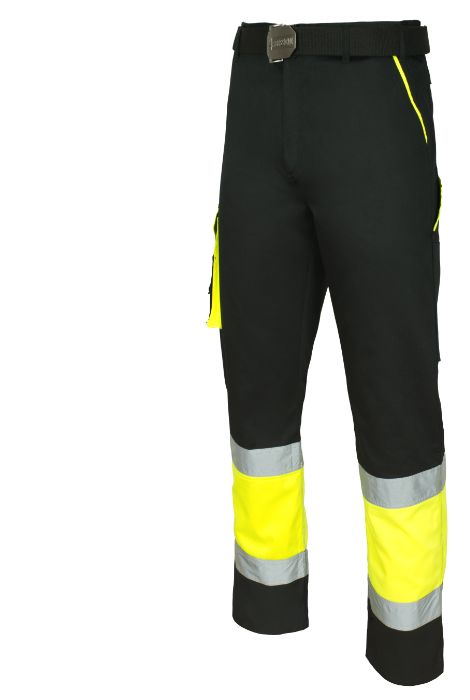 Spodnie odblaskowe czarne XXL