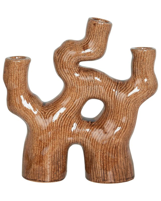 Wazon na kwiaty Barbus Ceramika Brązowy 1 szt.