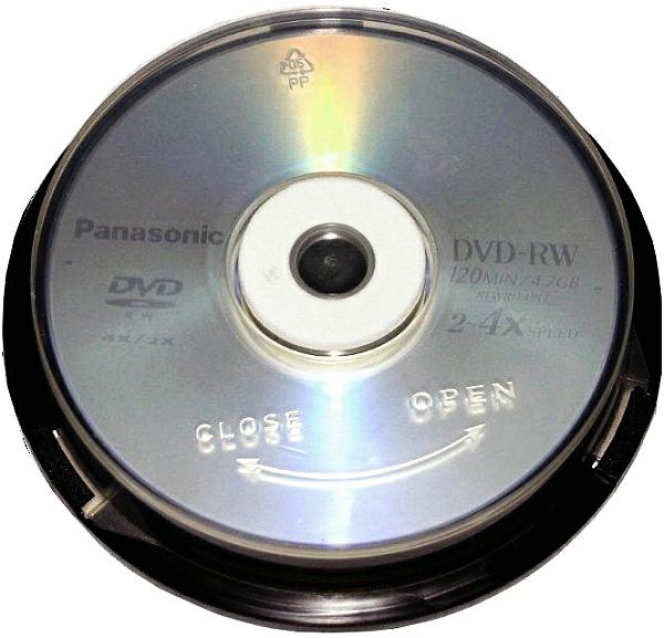 PANASONIC DVD-RW x4 4,7GB Cake 10 - Henryx24