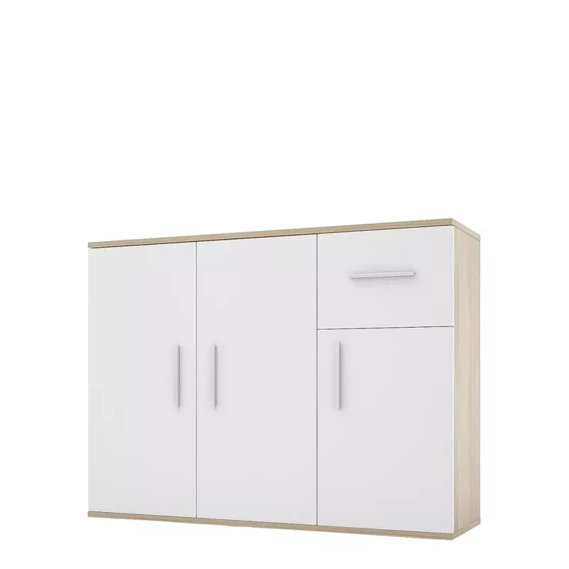 Biała komoda do salonu 112 cm SIMPLE V