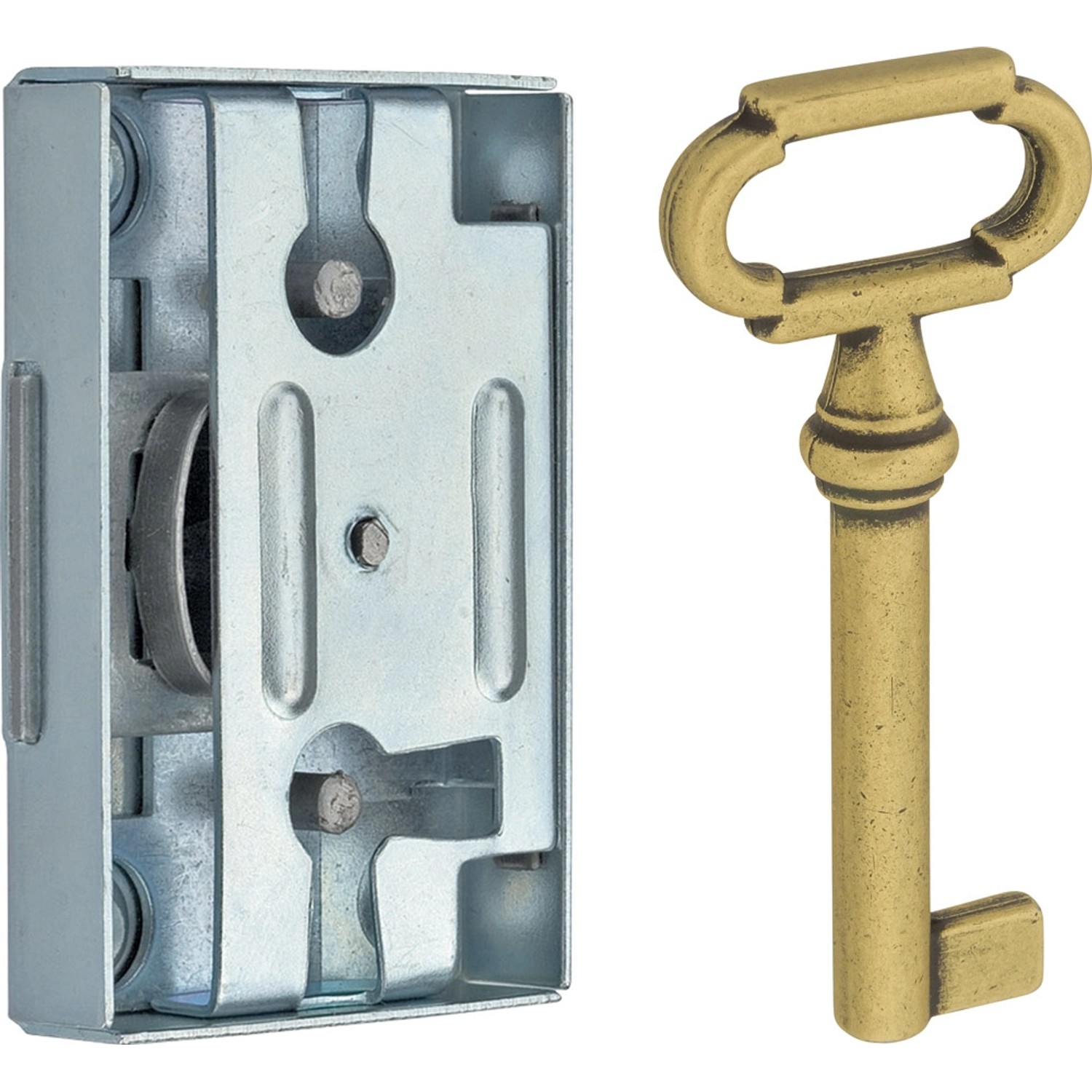 Metro Zamek meblowy nawierzchniowy 20mm z kluczem