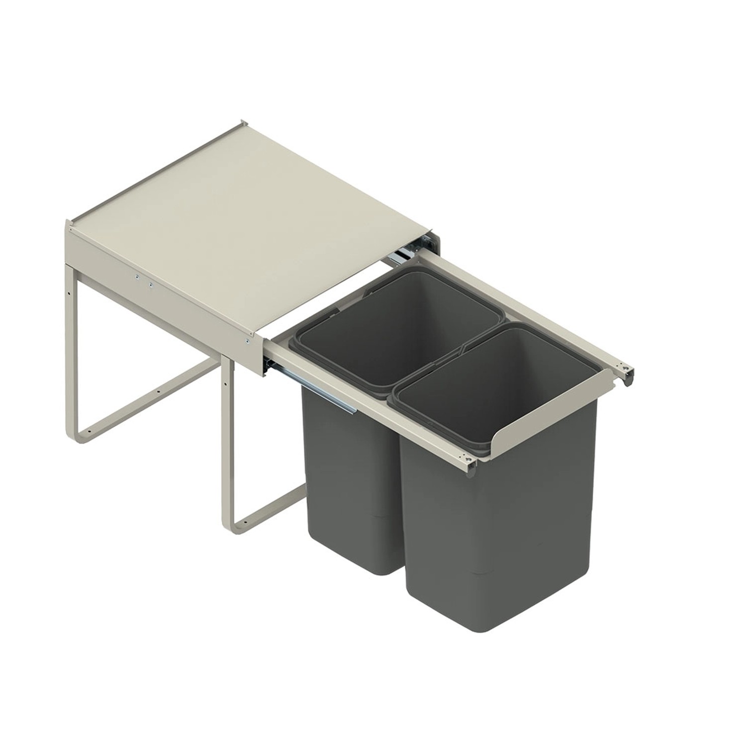 Rejs Pojemnik na odpady JC 45 podwójny wysoki 45 cm
