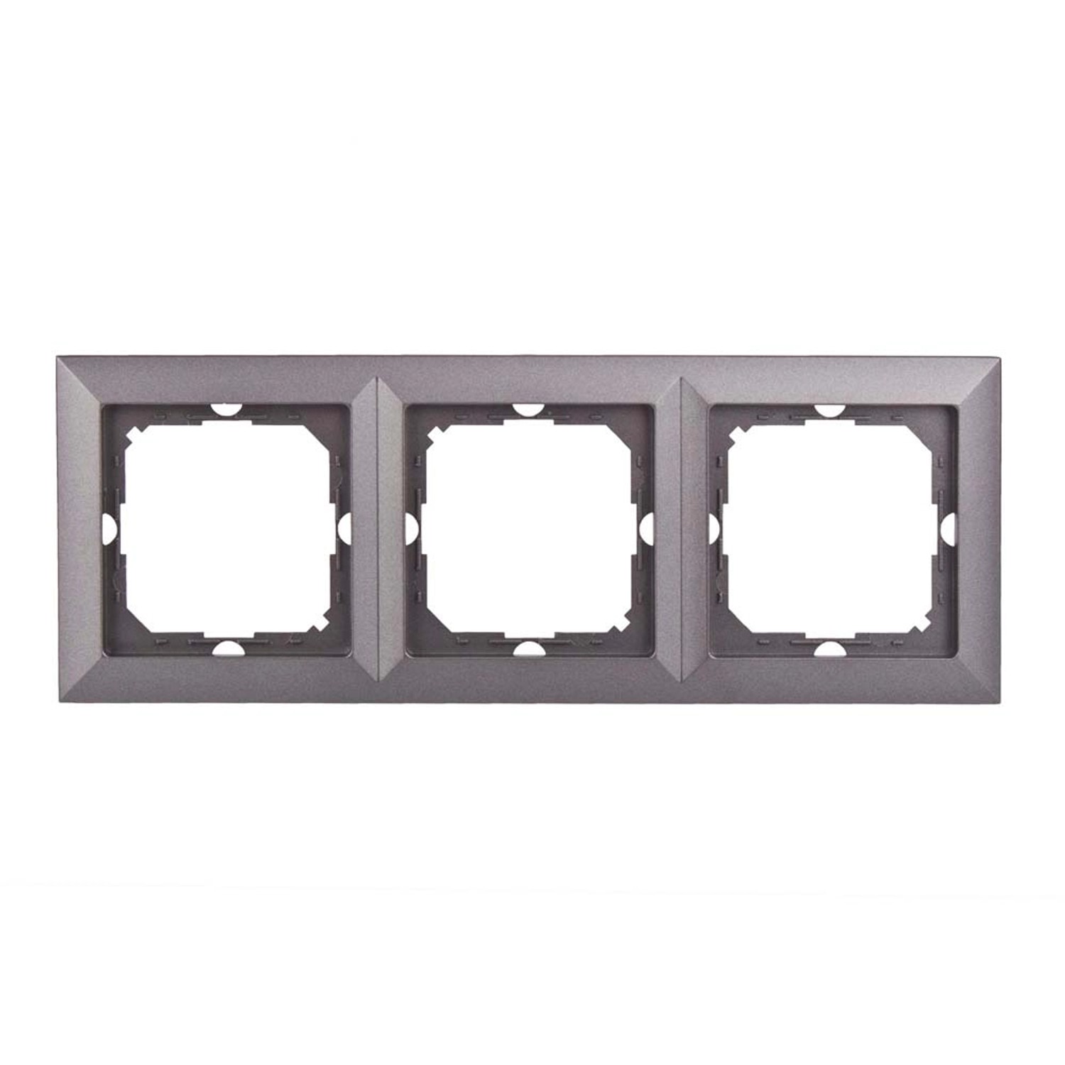 Abex Ramka Perła potrójna antracyt