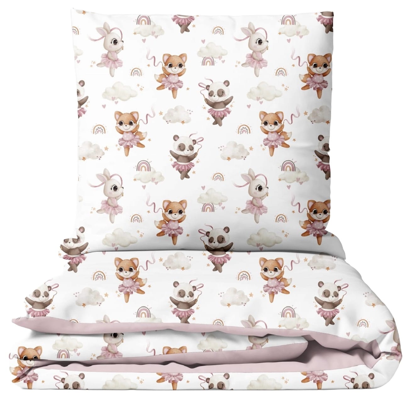 Pościel dziecięca Panda - 100x135 + poduszka 40x60 - Nie