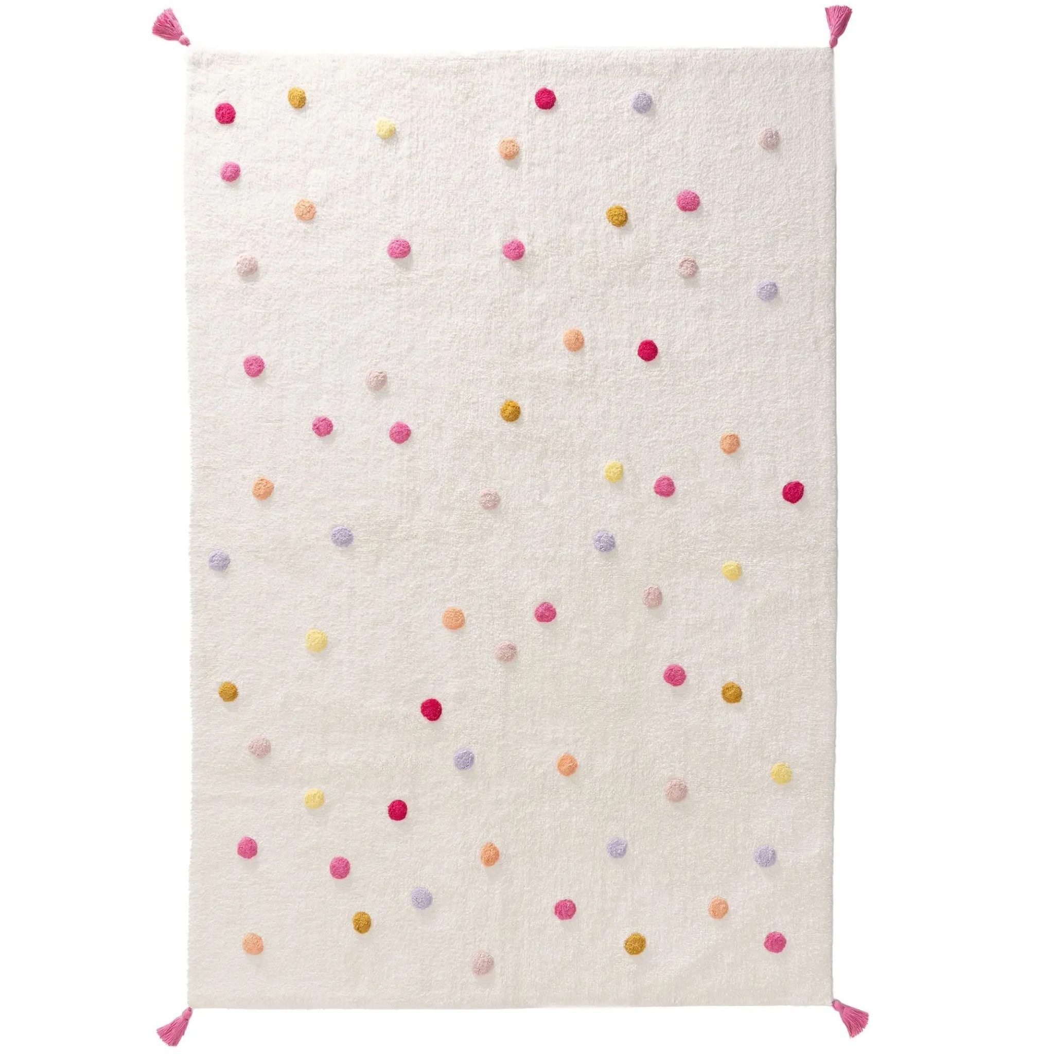 Dywan dziecięcy nadający się do prania Fiete wielobarwno-różowy BEN - 120x170cm