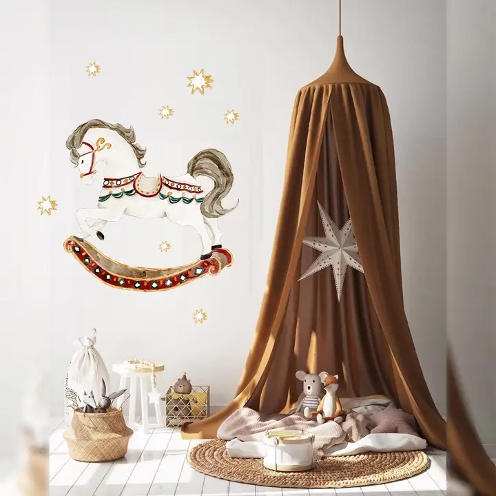 Naklejki ścienne Rocking Horse 80x80 cm