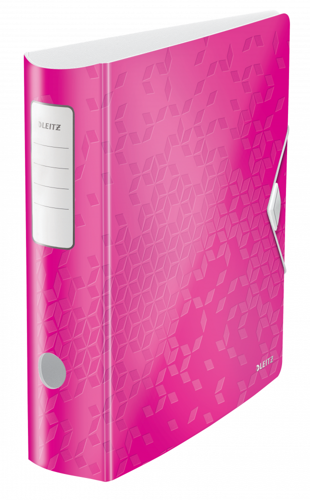 Segregator A4 Leitz 180° Active Wow, 75mm, do 500 kartek, różowy