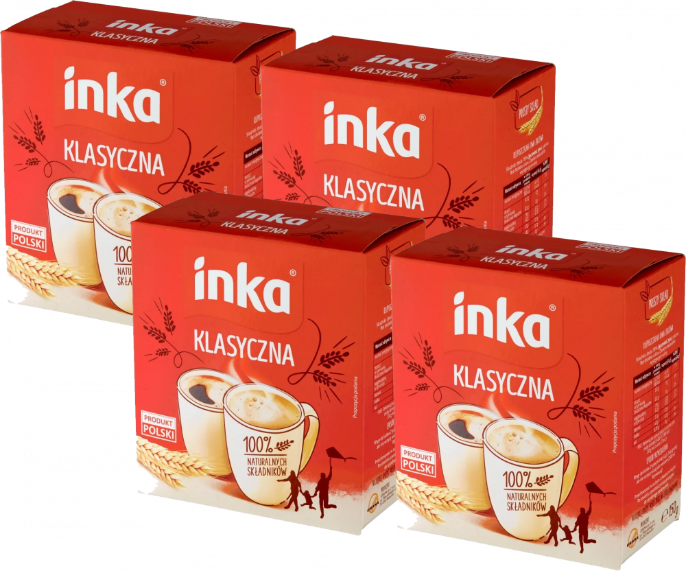 4x Kawa zbożowa Inka, karton, 150g