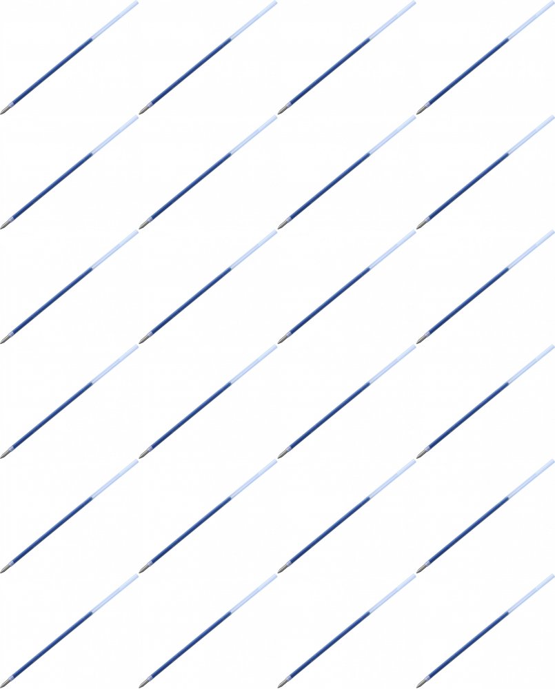 24x Wkład SXR-72 do długopisu Uni, SX-101 Jetstream, 0.7mm, niebieski