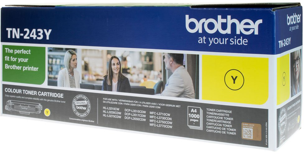 Toner Brother (TN-243Y), 1000 stron, yellow (żółty)