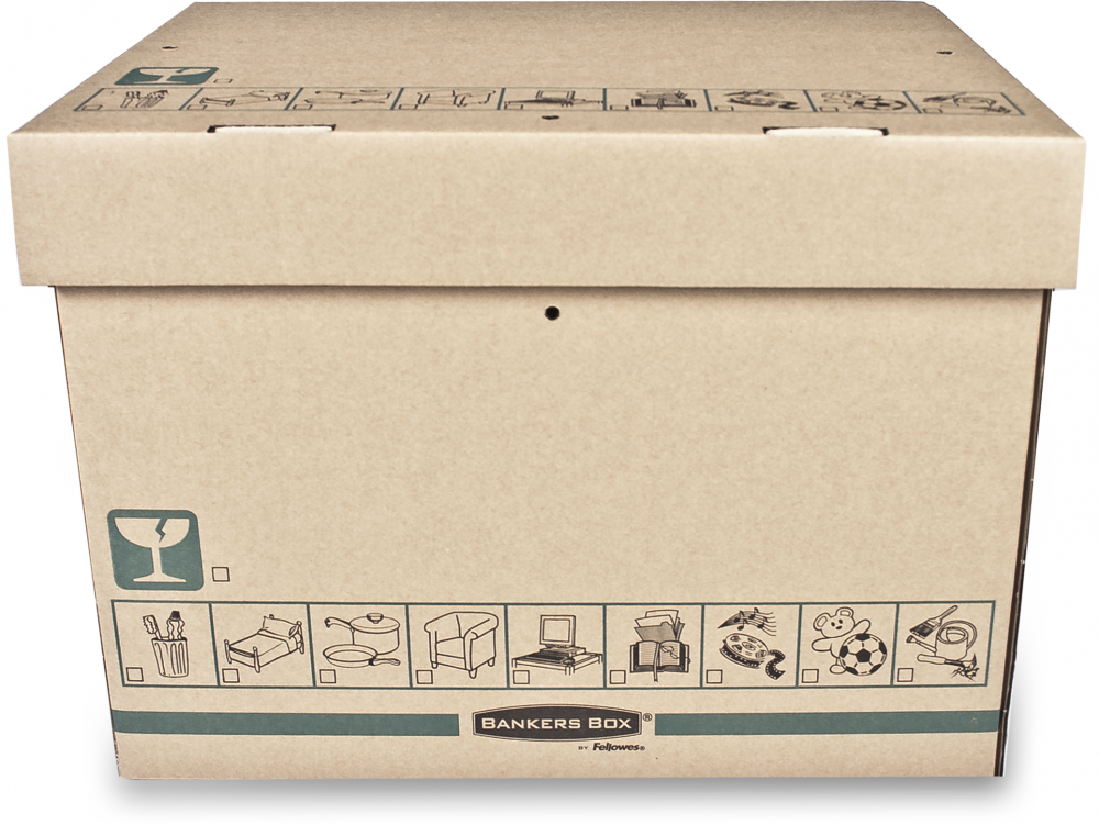 Pudło archiwizacyjne Fellowes Extra Strong, 7x80mm, A4, brązowy