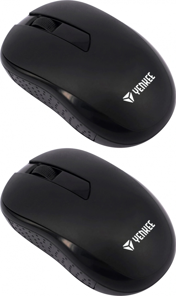 2x Myszka bezprzewodowa Yenkee YMS 002BK mouse WL Logic, optyczna, czarny