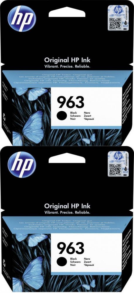 2x Tusz HP 963 (3JA26AE), 1000 stron, black (czarny)