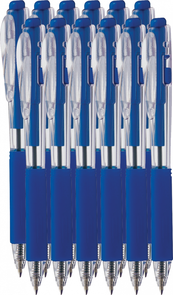 12x Długopis Pentel, BK 437, 0.7mm, niebieski
