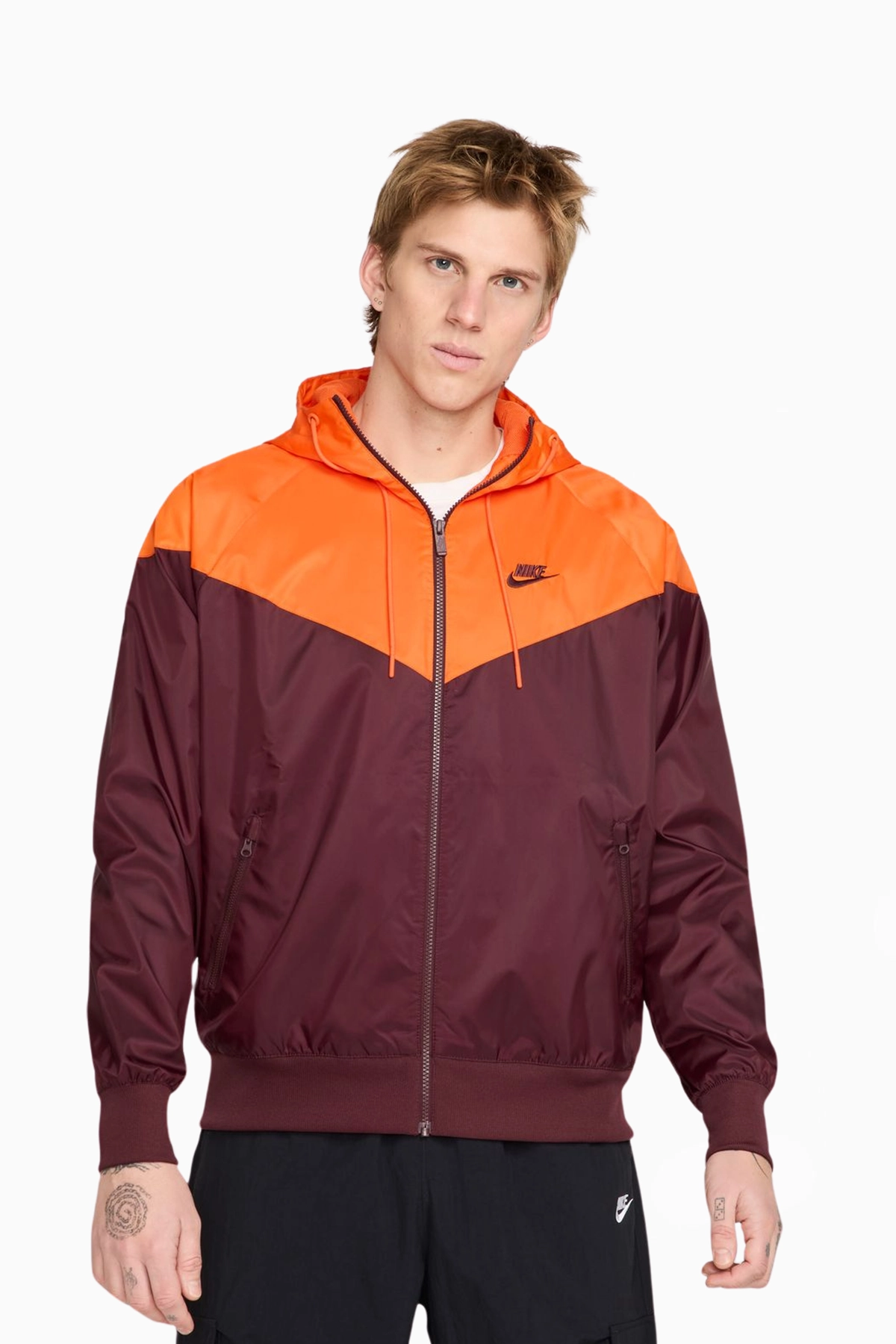Kurtka Nike Sportswear Windrunner - Bordowy