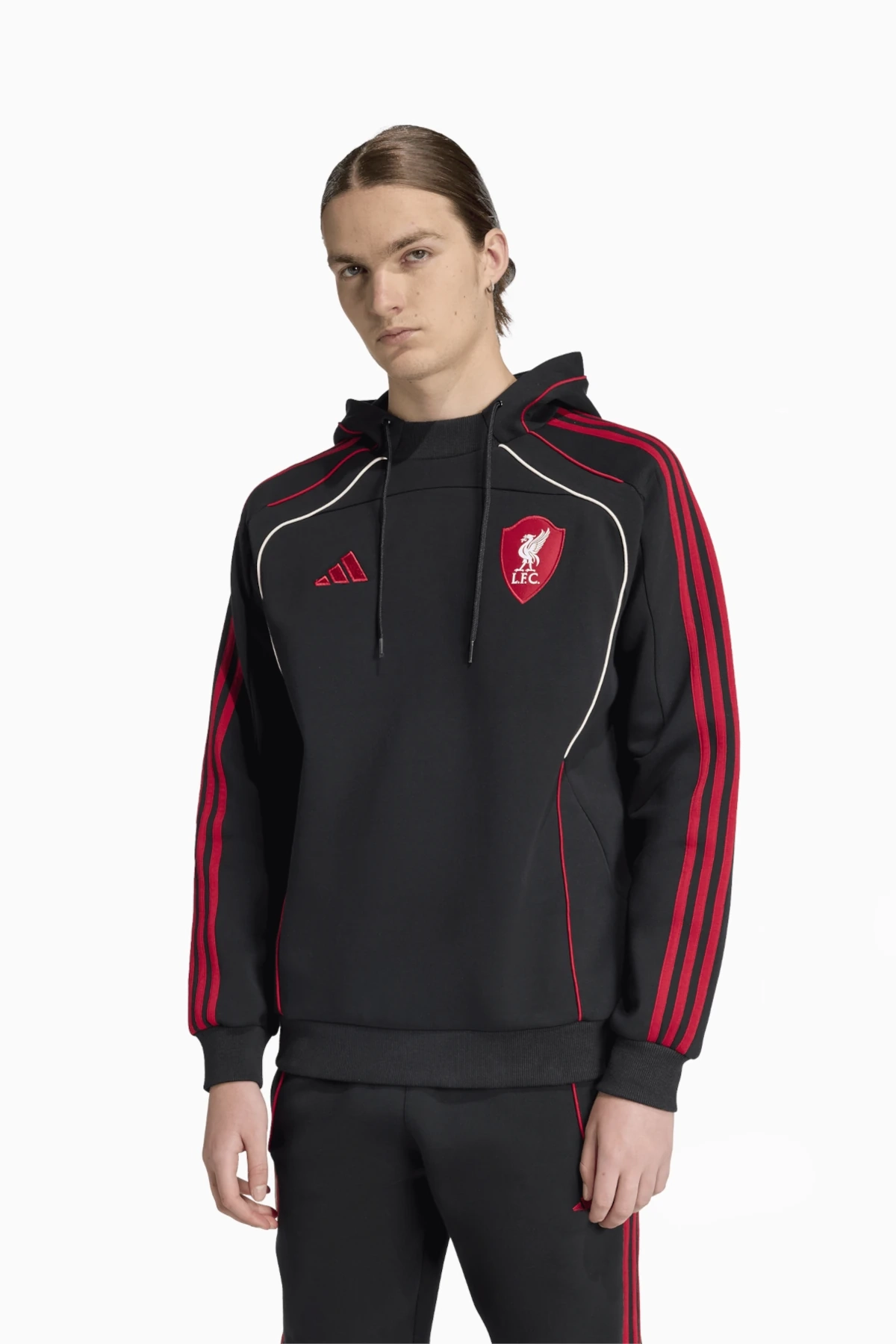 Bluza z kapturem adidas Liverpool FC 25/26 Urban Purist - Czarny