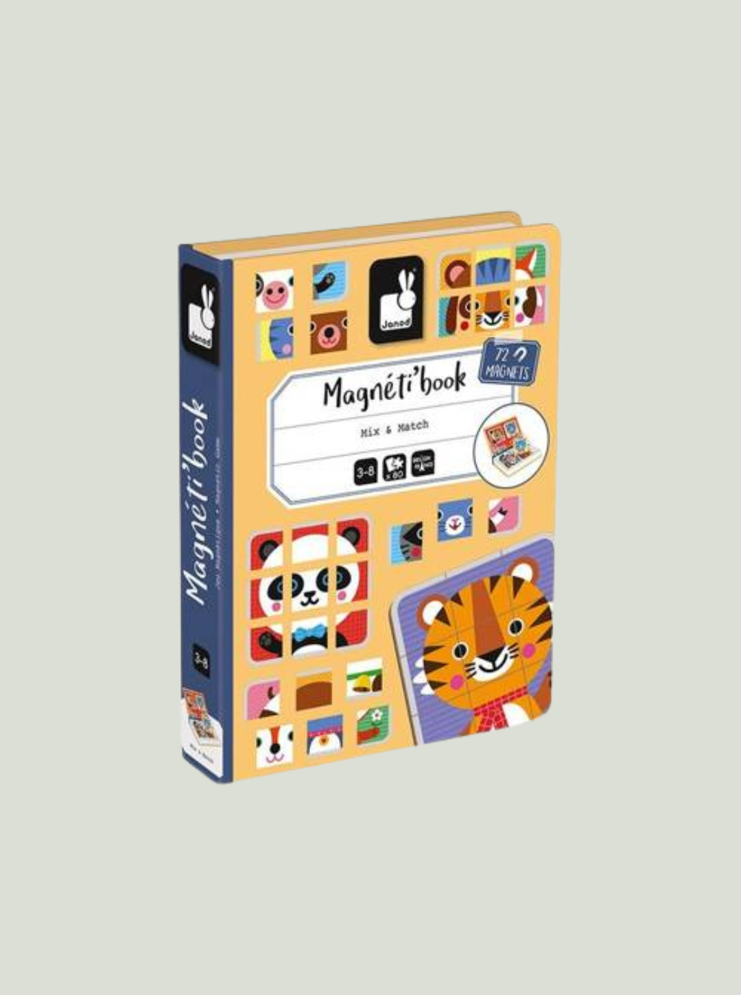 Magnetyczna układanka Puzzle zwierzątka Magnetibook JANOD