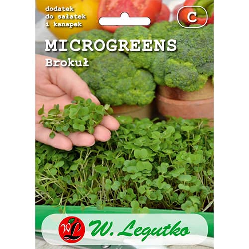 1 szt, Microgreen - Brokkoli - Samen: Ilość w opakowaniu: 3 g