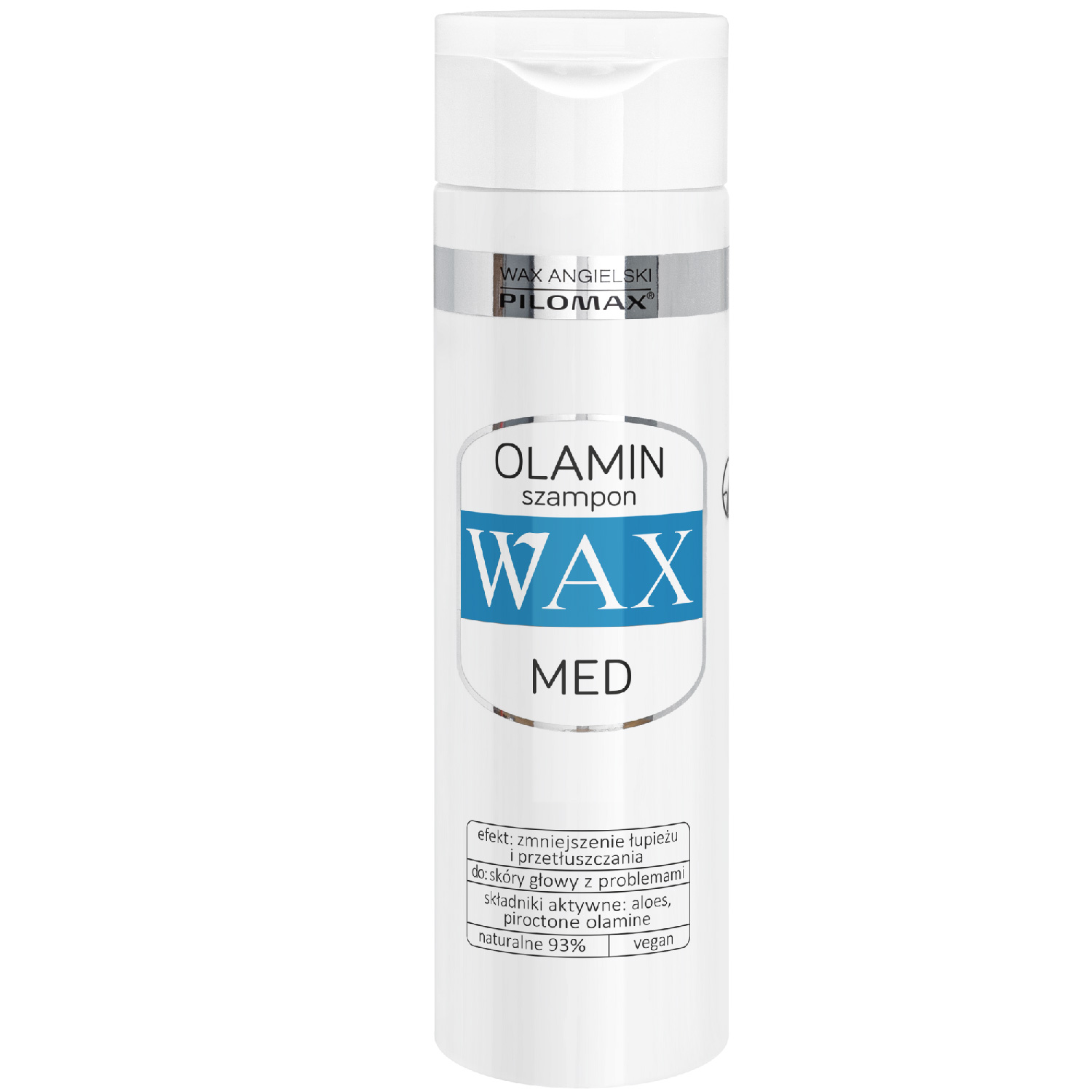 Pilomax wax olamin - szampon pielęgnacyjny, przeciwłupieżowy, 200 ml