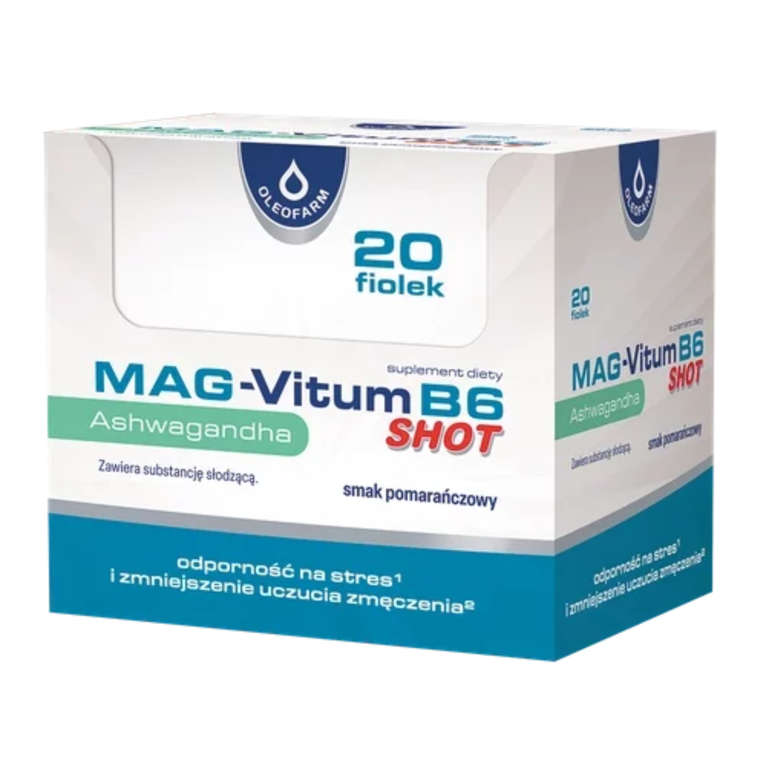 Mag-vitum b6 ashwagandha shot, 20 fiolek