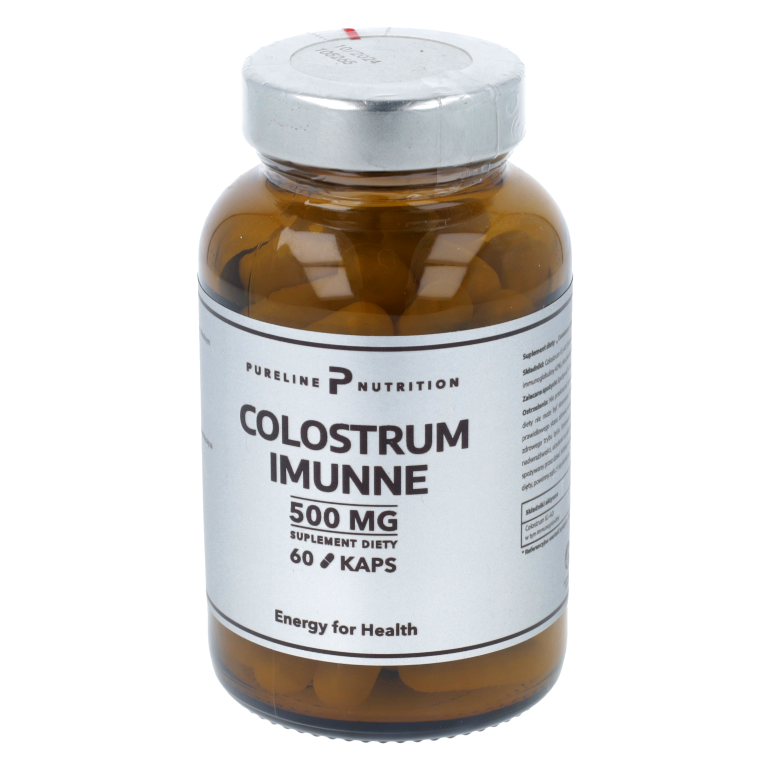 Pureline nutrition colostrum, 60 kapsułek