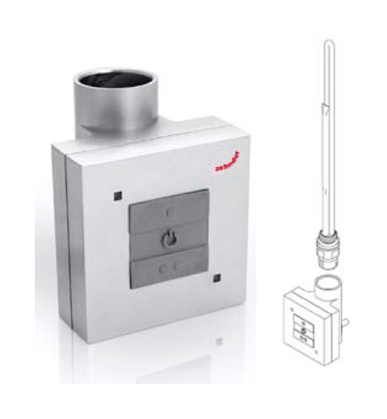 Zehnder grzałka elektryczna 600 W chrom ZX1C_600